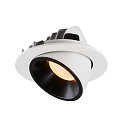 SLV Apparecchio da incasso a soffitto NUMINOS GIMBLE L, Nero, Bianco