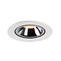 SLV LED Ceiling recessed luminaire NUMINOS GIMBLE L, 3000K, 40, white/chrome