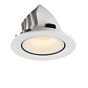 SLV LED Deckeneinbauleuchte NUMINOS GIMBLE L, 3000K, 55, Wei