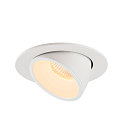 SLV LED Deckeneinbauleuchte NUMINOS GIMBLE L, 3000K, 55, Wei