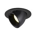 LED Ceiling recessed luminaire NUMINOS GIMBLE L, 4000K, 55, black