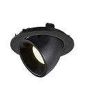 SLV LED Ceiling recessed luminaire NUMINOS GIMBLE L, 4000K, 55, black