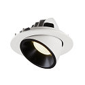 SLV LED Deckeneinbauleuchte NUMINOS GIMBLE L, 4000K, 40, Wei / Schwarz