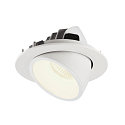 SLV LED Ceiling recessed luminaire NUMINOS GIMBLE L, 4000K, 40, white