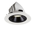 SLV LED Ceiling recessed luminaire NUMINOS GIMBLE L, 4000K, 55, white/black
