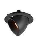 SLV LED Ceiling recessed luminaire NUMINOS GIMBLE XL, 2700K, 20, black