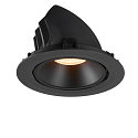SLV LED Ceiling recessed luminaire NUMINOS GIMBLE XL, 2700K, 55, black