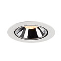 SLV Plafonnier encastr NUMINOS GIMBLE XL, chrome, blanche