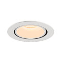 SLV LED Ceiling recessed luminaire NUMINOS GIMBLE XL, 2700K, 40, white