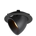 SLV LED Deckeneinbauleuchte NUMINOS GIMBLE XL, 3000K, 20, Schwarz
