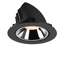 SLV Apparecchio da incasso a soffitto NUMINOS GIMBLE XL, Cromo, Nero