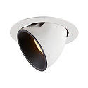 Apparecchio da incasso a soffitto NUMINOS GIMBLE XL, Nero, Bianco