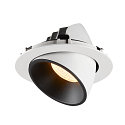 SLV LED Ceiling recessed luminaire NUMINOS GIMBLE XL, 3000K, 55, white/black