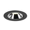 SLV Apparecchio da incasso a soffitto NUMINOS GIMBLE XL, Cromo, Nero