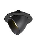SLV LED Ceiling recessed luminaire NUMINOS GIMBLE XL, 4000K, 55, black