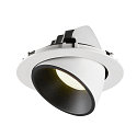 SLV LED Ceiling recessed luminaire NUMINOS GIMBLE XL, 4000K, 20, white/black