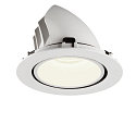 SLV LED Ceiling recessed luminaire NUMINOS GIMBLE XL, 4000K, 40, white