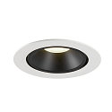 SLV LED Ceiling recessed luminaire NUMINOS GIMBLE XL, 4000K, 55, white/black