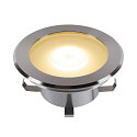 SLV LED Bodeneinbauleuchte DASAR FLAT 120, IP67 / IP65, Edelstahl 304, begehbar, 7W 4000K 520lm