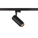 SLV 3-Phasen LED Strahler NUMINOS� ZOOM M, 230V / 500mA, CRi >90, fokussierbar, Phasen dimmbar, 20W 2700K 15�-60�, schwarz