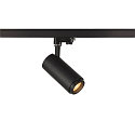 SLV 3-Phasen LED Strahler NUMINOS� ZOOM M, 230V / 500mA, CRi >90, fokussierbar, Phasen dimmbar, 20W 2700K 15�-60�, schwarz