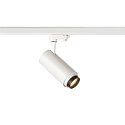 SLV 3-Phasen LED Strahler NUMINOS� ZOOM M, 230V / 500mA, CRi >90, fokussierbar, Phasen dimmbar, 20W 3000K 15�-60�, wei�