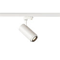 SLV 3-Phasen LED Strahler NUMINOS� ZOOM M, 230V / 500mA, CRi >90, fokussierbar, Phasen dimmbar, 20W 4000K 15�-60�, wei�