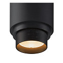 Projecteur triphas NUMINOS ZOOM M contrlable par DALI, focalisable, pivotant  la cardan IP20, noir gradable