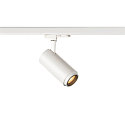 SLV 3-Phasen LED Strahler NUMINOS ZOOM M, 230V / 500mA, CRi >90, fokussierbar, DALI dimmbar, 20W 2700K 15-60, wei
