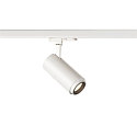 SLV Projecteur triphas NUMINOS ZOOM M contrlable par DALI, focalisable, pivotant  la cardan IP20, blanche gradable