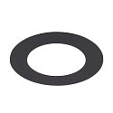 Mounting frame for NUMINOS S, 160/100mm, round, black