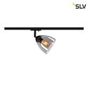 SLV 1-Phasen Strahler PARA CONE GL GU10, transparent, schwarz