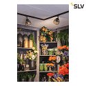 SLV 1-Phasen Strahler PARA CONE GL GU10, transparent, schwarz