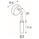Lampada da parete KARPO GOOSE, Bianco dimmerabile
