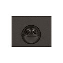 Außenwandleuchte GRAFIT, IP44 IK02, E27, eckig, anthrazit / Diffusor in Rauchglas-Optik, satiniert, mit Sensor