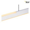 SLV Luci a sospesione ONE LINEAR 140 PHASE UP/DOWN IP20, bianco dimmerabile