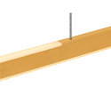 SLV LED Pendelleuchte ONE LINEAR 140 PHASE UP/DOWN, 140cm, 900mA, 35W 2700/3000K 2855lm, CRi >90, dimmbar, messing