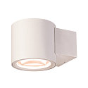 LED Wandleuchte OCULUS WL SINGLE, 100°, 8,5W, 2000-3000K, 22-555lm, CRI90, IP20, weiß