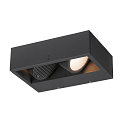 SLV LED Außenwandleuchte ESKINA FRAME WL DOUBLE CCT, IP65 IK06, 27W 3000/4000K 95°/95°, verstellbar, anthrazit, breite Variante SLV LED Außenwandleuchte ESKINA FRAME WL DOUBLE CCT, IP65 IK06, 27W 3000/4000K 95°/95°, verstellbar, anthrazit, breite Variante