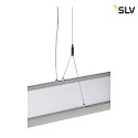 SLV pendant luminaire WORKLIGHT UGR < 19 IP20, silver dimmable