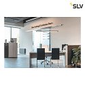 SLV pendant luminaire WORKLIGHT UGR < 19 IP20, silver dimmable