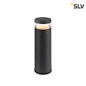 SLV bollard lamp M-POL 30 cylindrical, short, without socket IP65, anthracite dimmable