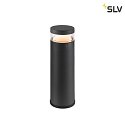 SLV bollard lamp M-POL 30 cylindrical, short, without socket IP65, anthracite dimmable