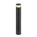 SLV bollard lamp M-POL 90 cylindrical, short, without socket IP65, anthracite dimmable
