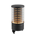 LED Leuchtenkopf M-POL M LOUVER, IP65 IK10, 11W, 2700/3000K, 190-210lm, CRI90, On/Off, anthrazit