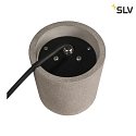 SLV Luci da pavimento CONCRETO FL rotondo, conico GU10 IP65, Grigio dimmerabile