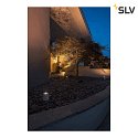 SLV Luci da pavimento CONCRETO FL rotondo, conico GU10 IP65, Grigio dimmerabile