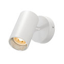SLV Lampada da parete e soffitto ASTO TUBE CW SINGLE 1-Lampadina, rotondo, rotazione cardanica GU10 IP20, bianco dimmerabile