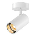 SLV Lampada da parete e soffitto ASTO TUBE CW SINGLE 1-Lampadina, rotondo, rotazione cardanica GU10 IP20, bianco dimmerabile