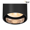 Lampada da parete e soffitto ASTO TUBE CW DOUBLE 2-Lampadine, lang, rotazione cardanica GU10 IP20, nero dimmerabile